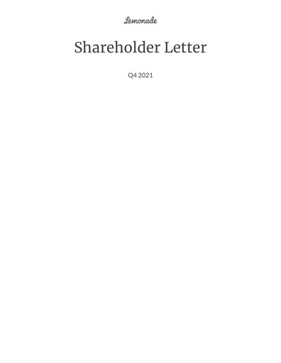Thumbnail Lemonade Quarterly Report 2021-q4