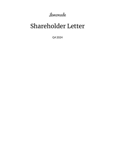 Thumbnail Lemonade Quarterly Report 2024-q4