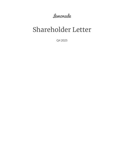Thumbnail Lemonade Quarterly Report 2025-q4