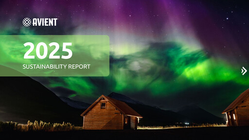 Thumbnail Avient Sustainability Report 2025
