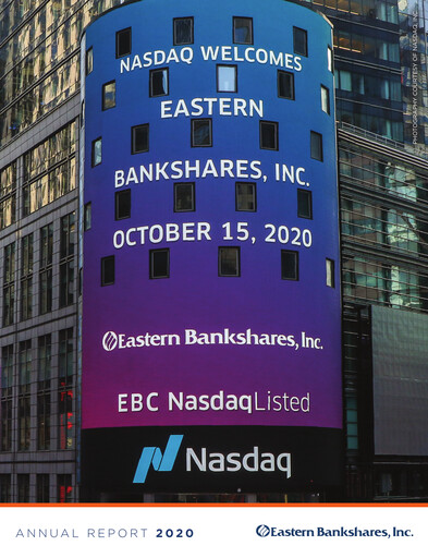 Thumbnail Eastern Bankshares Annual Report 2020