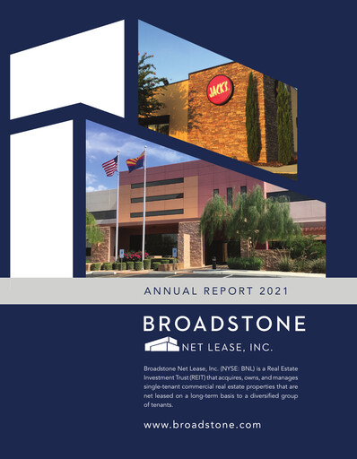 Thumbnail Broadstone Net Lease Annual Report 2021