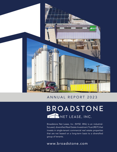 Thumbnail Broadstone Net Lease Annual Report 2023