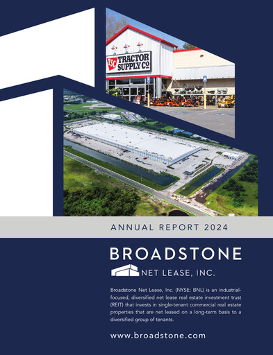 Thumbnail Broadstone Net Lease Annual Report 2024