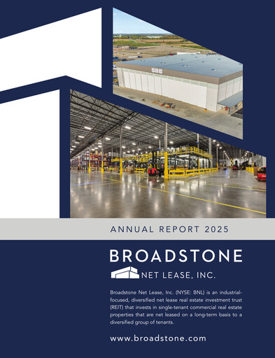 Thumbnail Broadstone Net Lease Annual Report 2025
