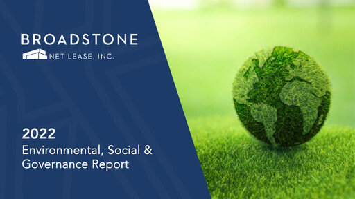 Thumbnail Broadstone Net Lease ESG Report 2022