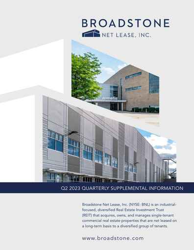 Thumbnail Broadstone Net Lease Quarterly Report 2023-q2