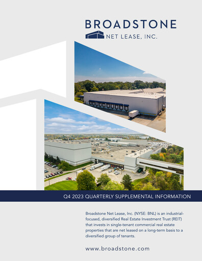 Thumbnail Broadstone Net Lease Quarterly Report 2023-q4