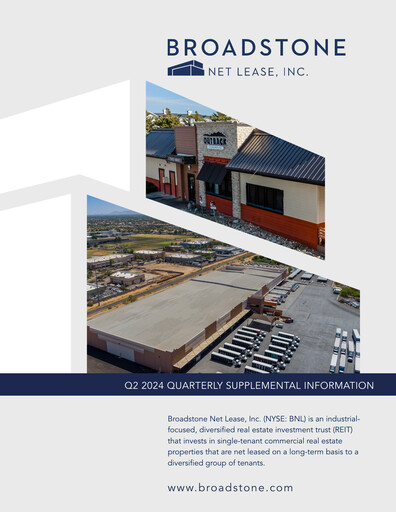 Thumbnail Broadstone Net Lease Quarterly Report 2024-q2