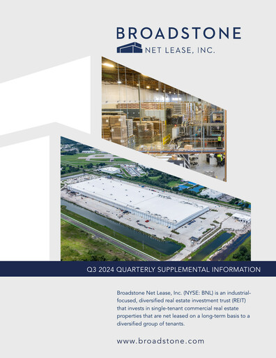 Thumbnail Broadstone Net Lease Quarterly Report 2024-q3