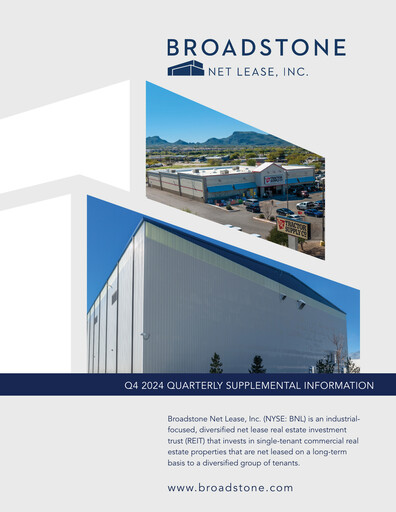 Thumbnail Broadstone Net Lease Quarterly Report 2024-q4