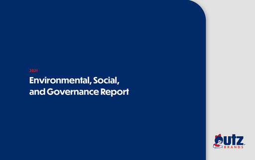 Thumbnail Utz Brands ESG Report 2021