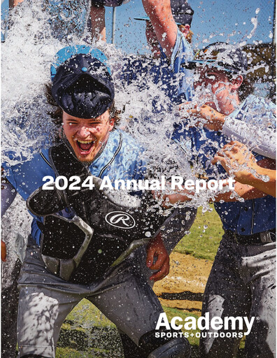 Thumbnail Academy Sports + Outdoors
 Annual Report 2024