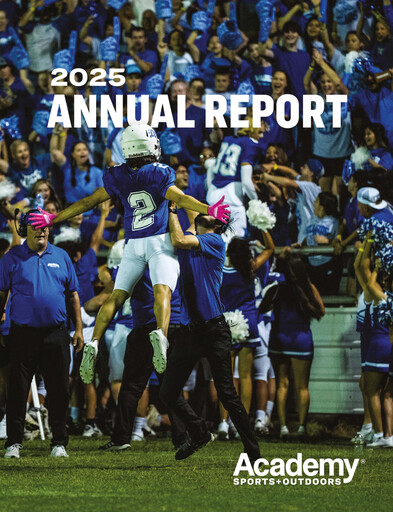 Thumbnail Academy Sports + Outdoors
 Annual Report 2025