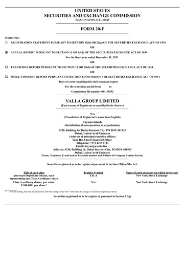 Thumbnail Yalla Group Annual Report 2021