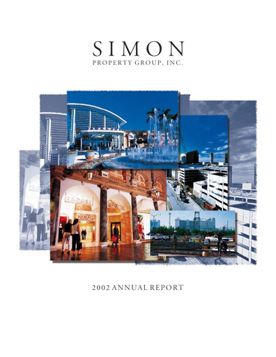 Thumbnail Simon Property Group Annual Report 2002