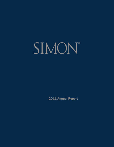 Vorschaubild Simon Property Group Jahresbericht 2011
