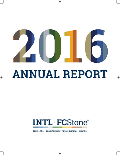 Thumbnail StoneX Group Annual Report 2016
