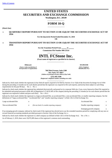 Thumbnail StoneX Group Quarterly Report 2019-q1