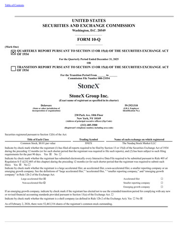 Thumbnail StoneX Group Quarterly Report 2026-q1