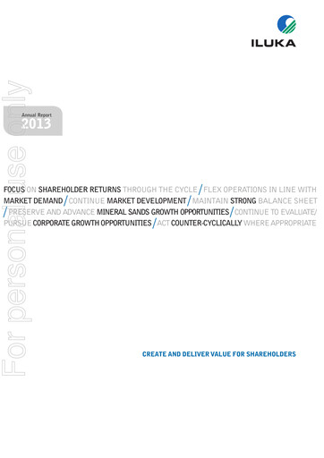 Thumbnail Iluka Resources Annual Report 2013