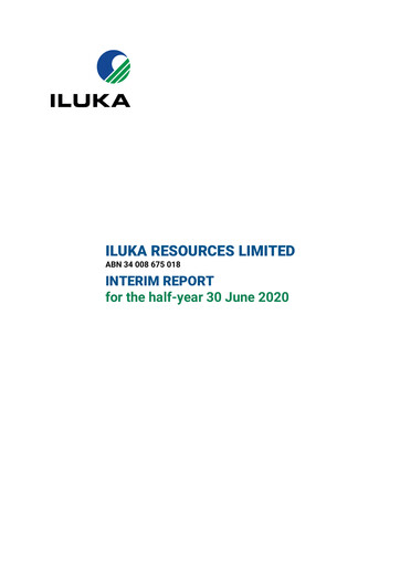 Thumbnail Iluka Resources Half-year Report 2020-h1