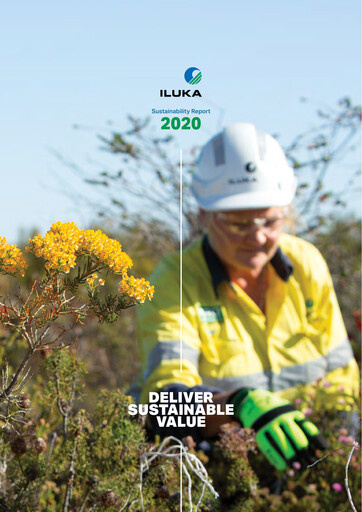 Thumbnail Iluka Resources Sustainability Report 2020