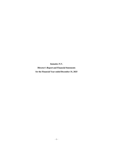 Thumbnail Immatics Annual Report 2025