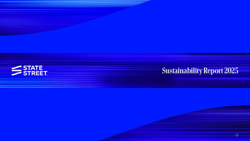 Thumbnail State Street Corporation
 Sustainability Report 2025