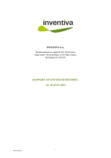 Thumbnail Inventiva Pharma Half-year Report 2022-h1