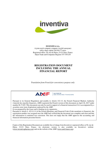 Thumbnail Inventiva Pharma Universal Registration Document 2016