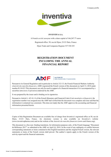 Thumbnail Inventiva Pharma Universal Registration Document 2017