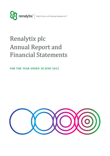 Thumbnail Renalytix Annual Report 2022