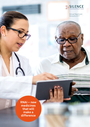 Thumbnail Silence Therapeutics Annual Report 2017