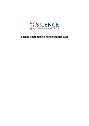 Thumbnail Silence Therapeutics Annual Report 2023