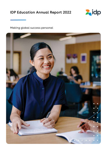 Thumbnail IDP Education Annual Report 2022