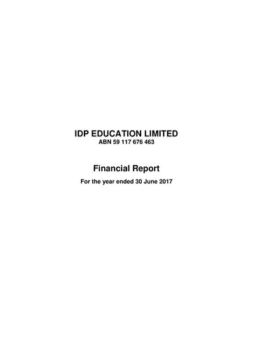 Thumbnail IDP Education Financial Report 2017