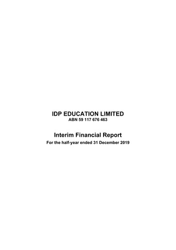 Thumbnail IDP Education Financial Report 2020-h1