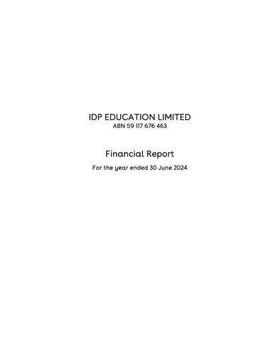 Thumbnail IDP Education Financial Report 2024