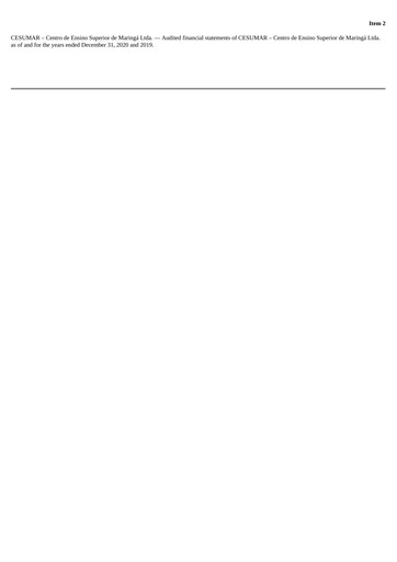 Thumbnail Vitru Financial Statement 2019-2020