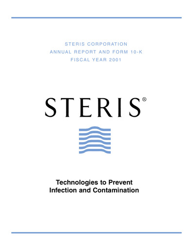 Thumbnail Steris Annual Report 2001