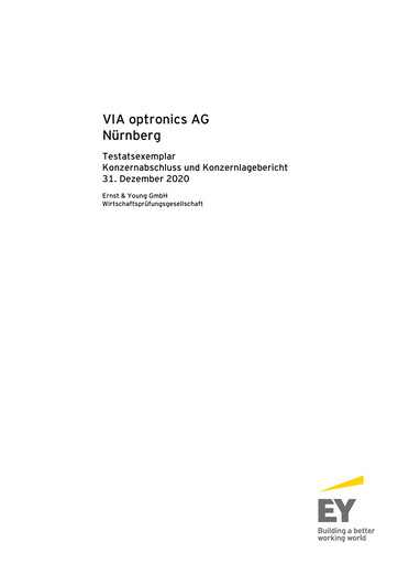 Thumbnail VIA optronics AG Financial Statement 2020