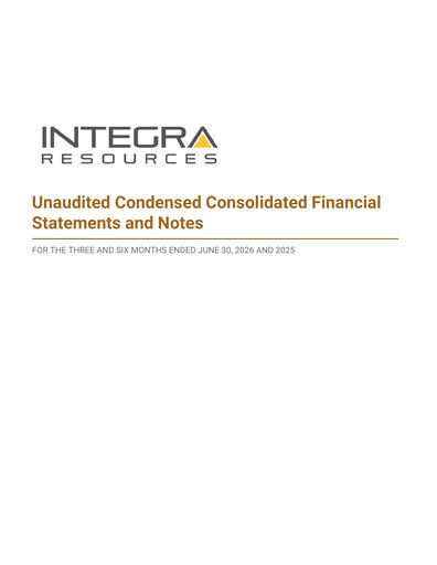 Thumbnail Integra Resources Quarterly Report 2026-q2