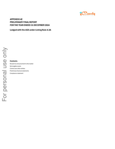 Thumbnail iCandy Interactive Financial Report 2024