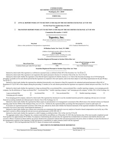 Thumbnail Tapestry Annual Report 2023-2024