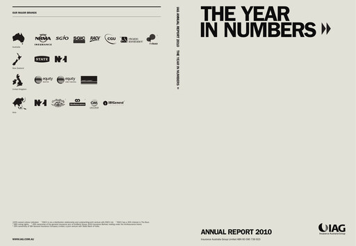 Thumbnail Insurance Australia Group
 Annual Report 2010