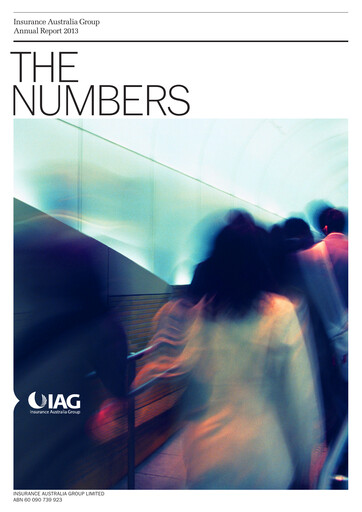 Thumbnail Insurance Australia Group
 Annual Report 2013