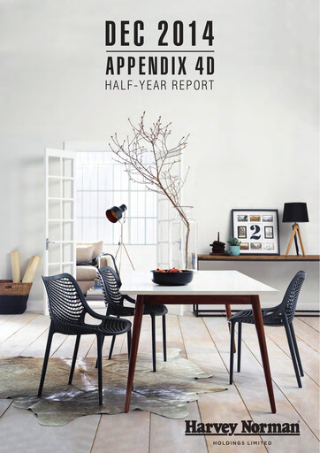 Thumbnail Harvey Norman Half-year Report 2015-h1