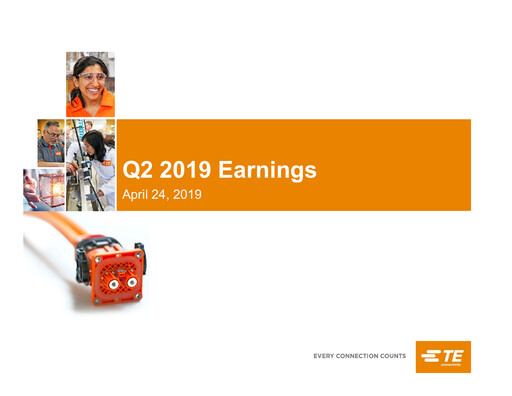 Thumbnail TE Connectivity
 Quarterly Report 2019-q2