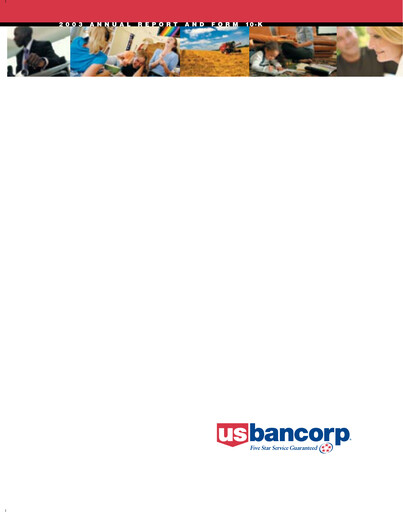 Thumbnail U.S. Bancorp Annual Report 2003